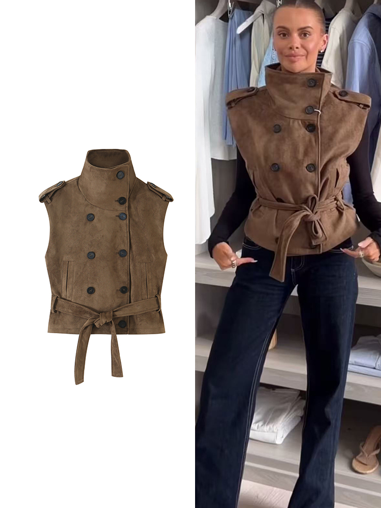 Women'S Fashion Gilet - TFMLN Women Vintage Vest Autumn New