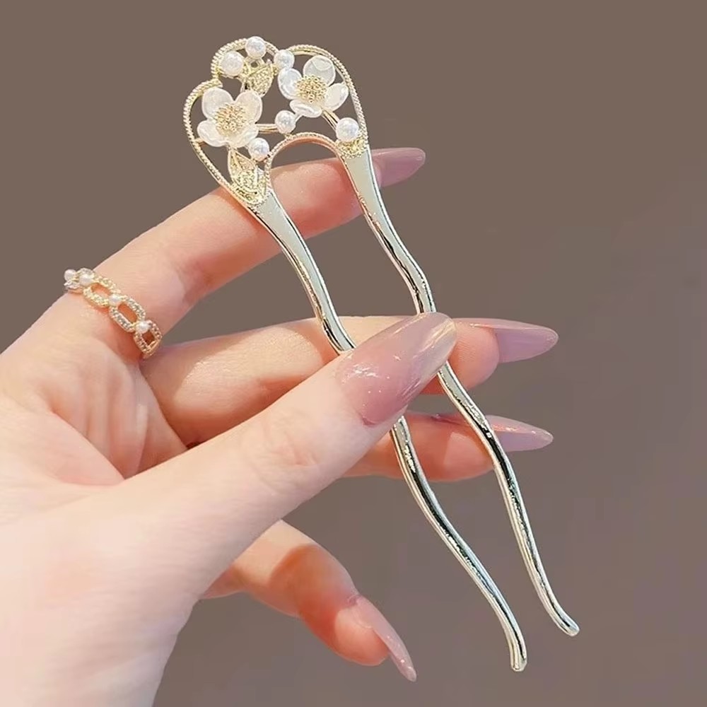 Women Fashion Hub - U Shaped Hair Stick Light Luxury