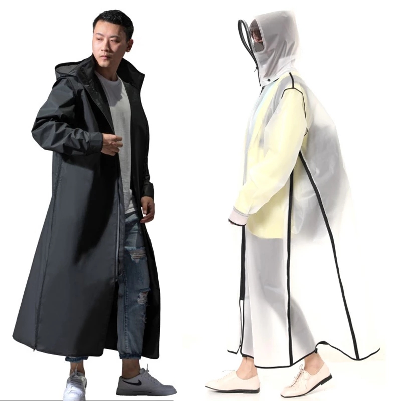 Women'S Fashion Rain Jacket - Hooded Rain Poncho Waterproof Windbreaker Women