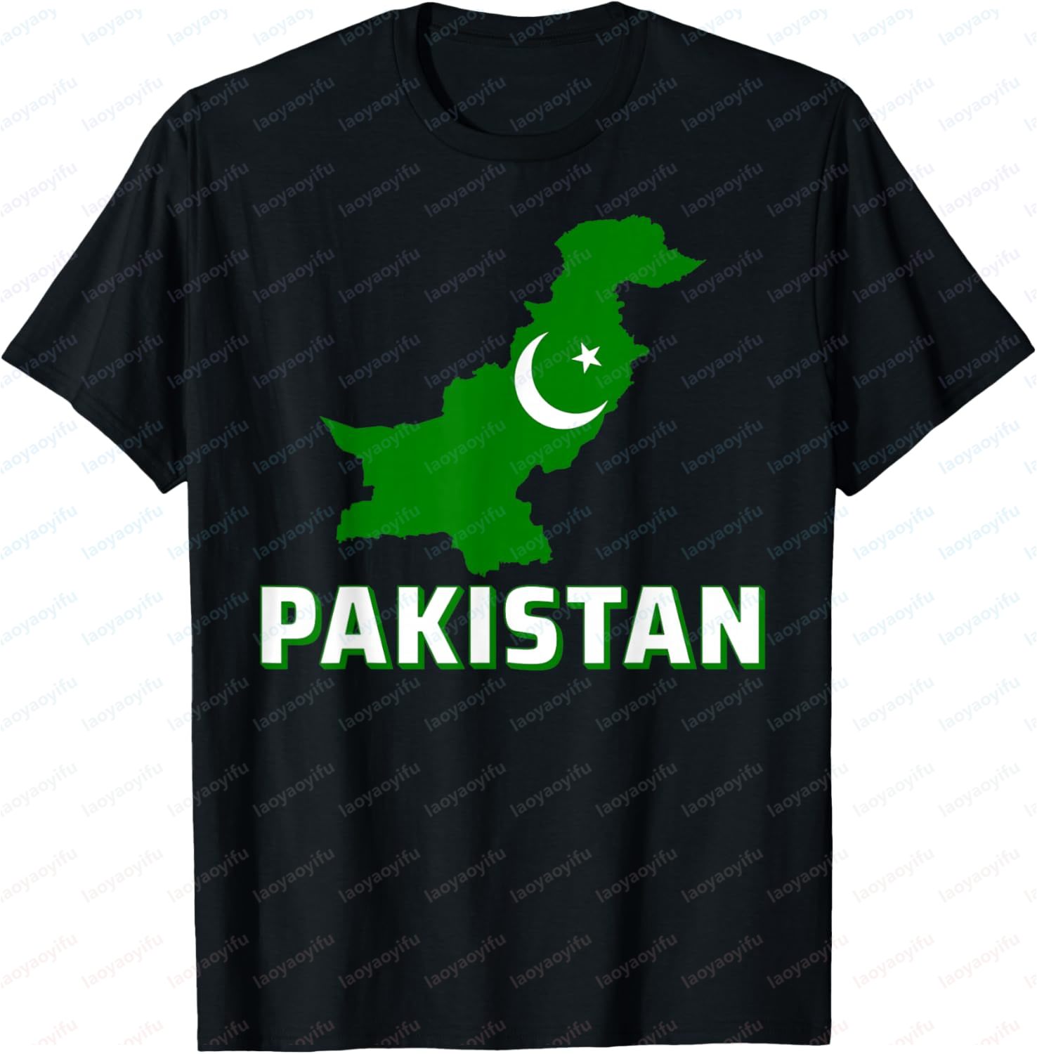 Women Fashion Pakistan - Pakistani Flag Patriotic Arabic Pakistan Graphic