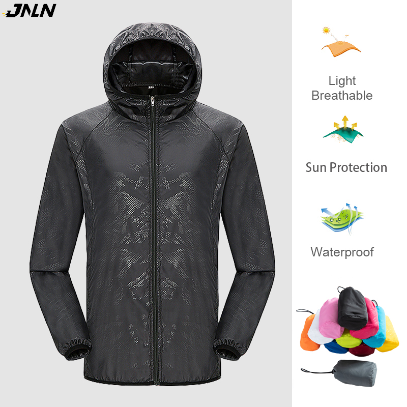 Women'S Fashion Rain Jacket - JNLN Men Women Waterproof Hiking Jackets