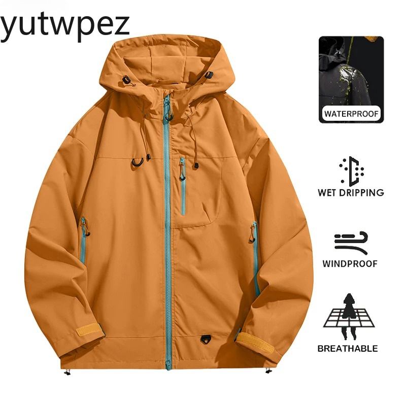 Women'S Fashion Rain Jacket - Men's Women's Waterproof Hiking Jacket Trekking