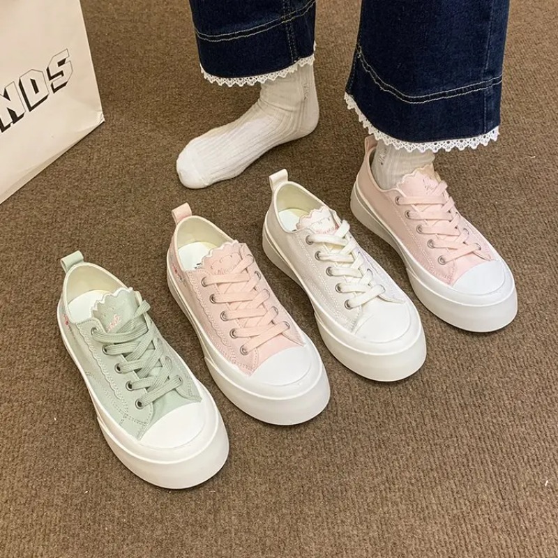 Women'S Fashion Spring 2025 - 2025 Women Vulcanized Shoes Sponge Cake