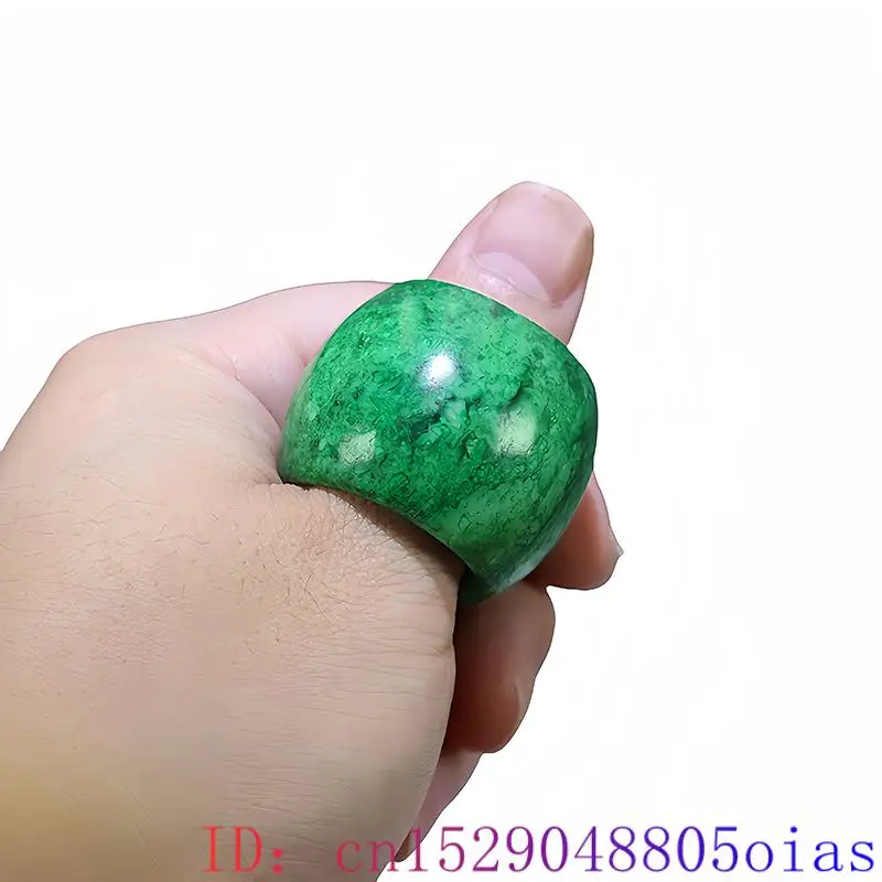 22mm Green Real Jade Rings for - Women Fashion Jewellery 评论和价格