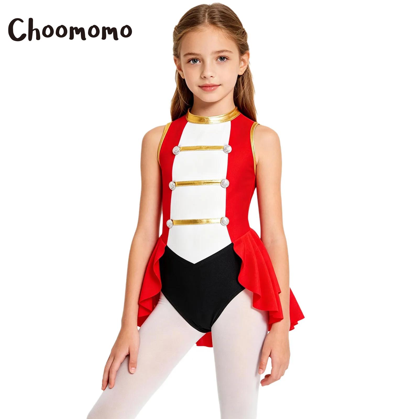 Girls Circus Ringmaster Costum - Sleeveless Jumpsuit 评论和价格