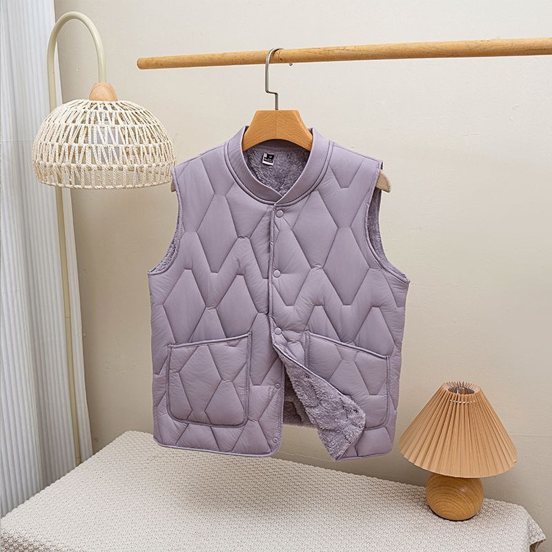 Men Women Quilted Padded Vest  - Women'S Fashion Gilet 评论和价格