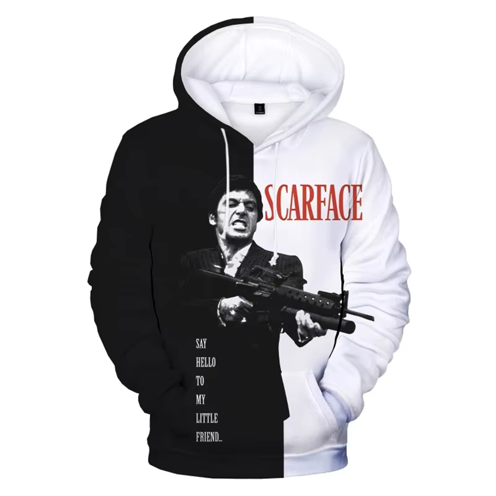 Men Hoodies Movie Scarface 3d  - Hoodie Women Oversized 评论和价格