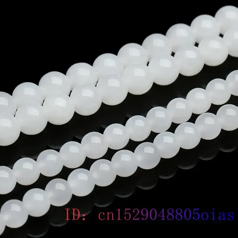 White Jade Beaded Necklace Bea - Women Fashion Hub 评论和价格