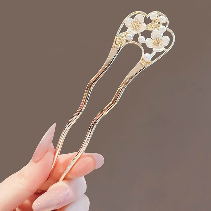U Shaped Hair Stick Light Luxu - Women Fashion Hub 评论和价格