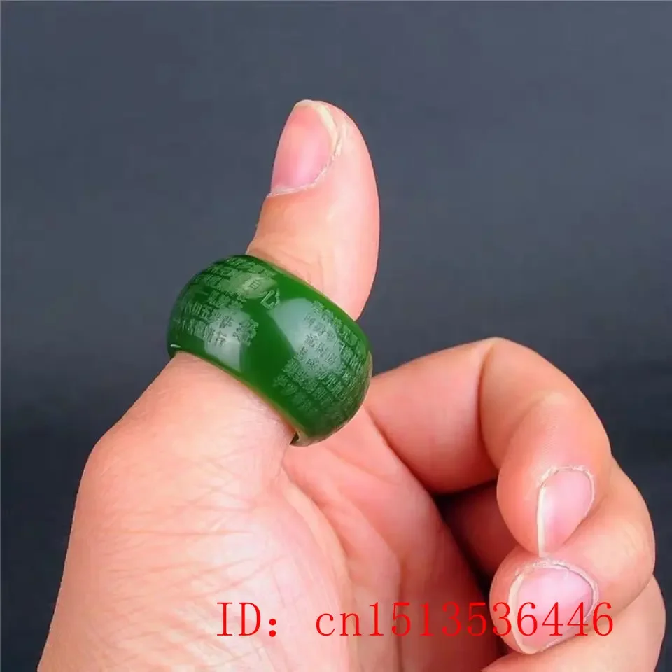 Natural Green Jade 22mm Ring H - Women Fashion Hub 评论和价格