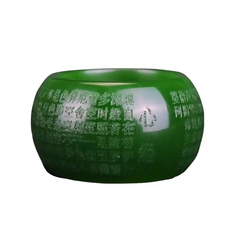 Natural Green Jade 22mm Ring H - Women Fashion Hub 评论和价格