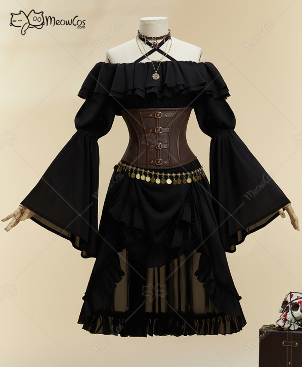 MOBBUNNY Women's Halloween Bla - Corset Top Boned 评论和价格
