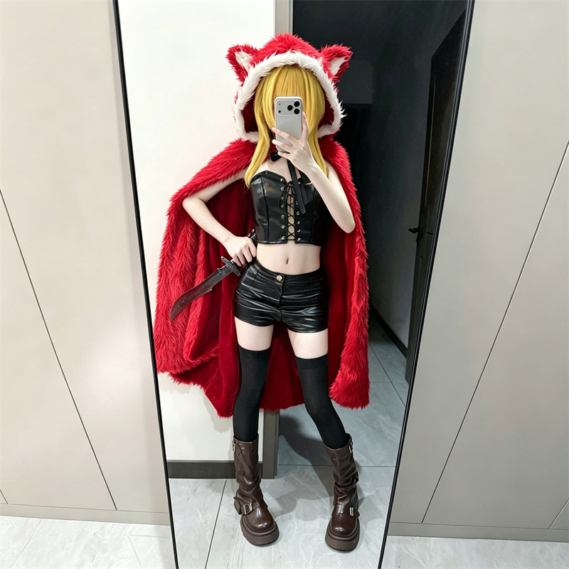 Game Black Souls Cosplay Cloak - Corset Top Boned 评论和价格