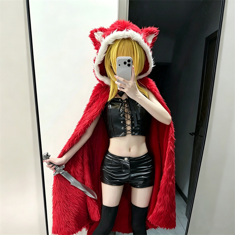 Game Black Souls Cosplay Cloak - Corset Top Boned 评论和价格