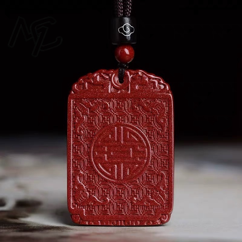 Fashion Red Cinnabar Jade Plai - Women Fashion Jewellery 评论和价格