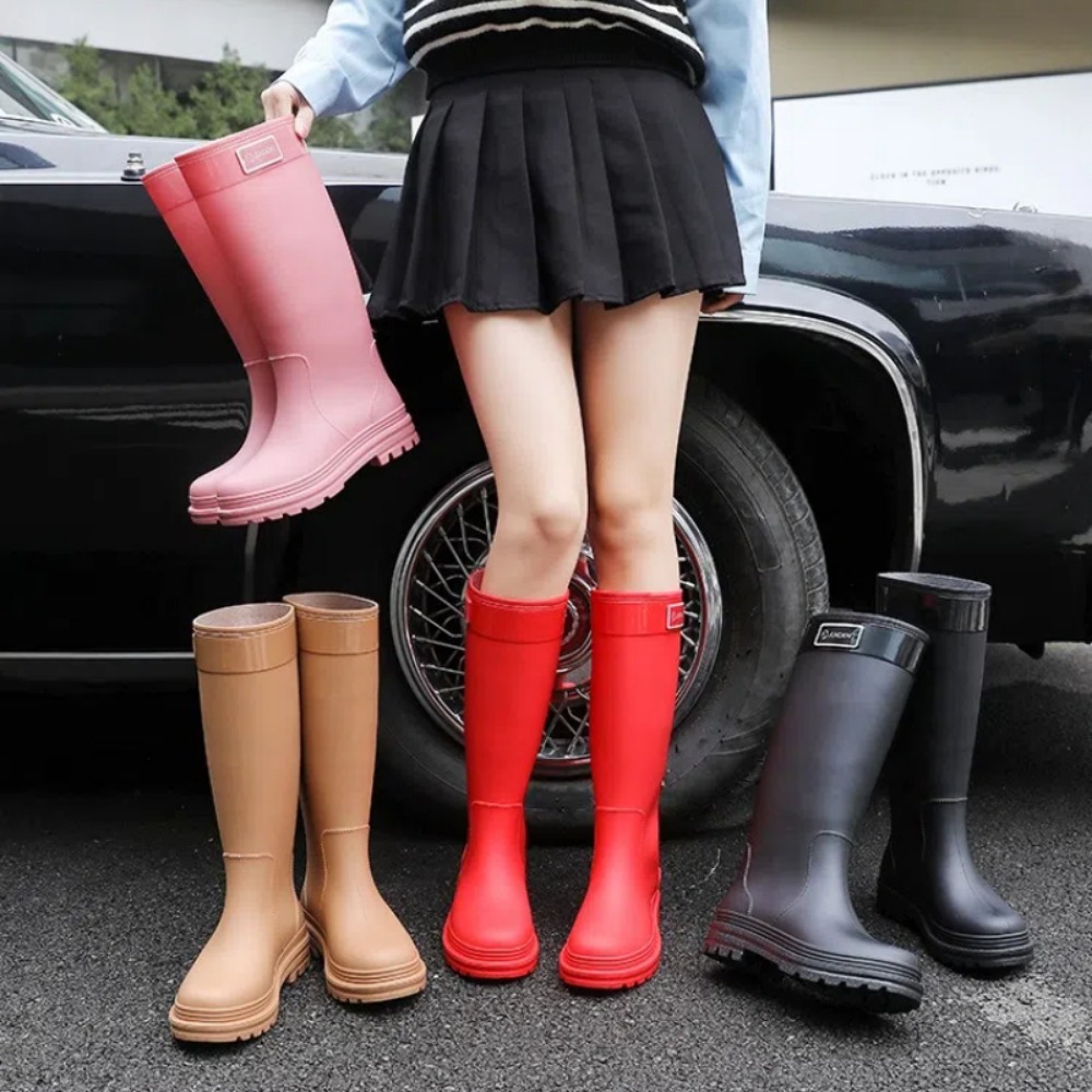 Fashion PVC High Tube Rain Boo - Women'S Fashion Rain Boots 评论和价格
