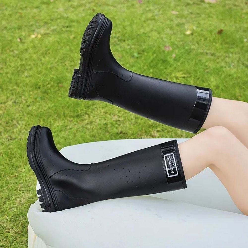 Fashion PVC High Tube Rain Boo - Women'S Fashion Rain Boots 评论和价格