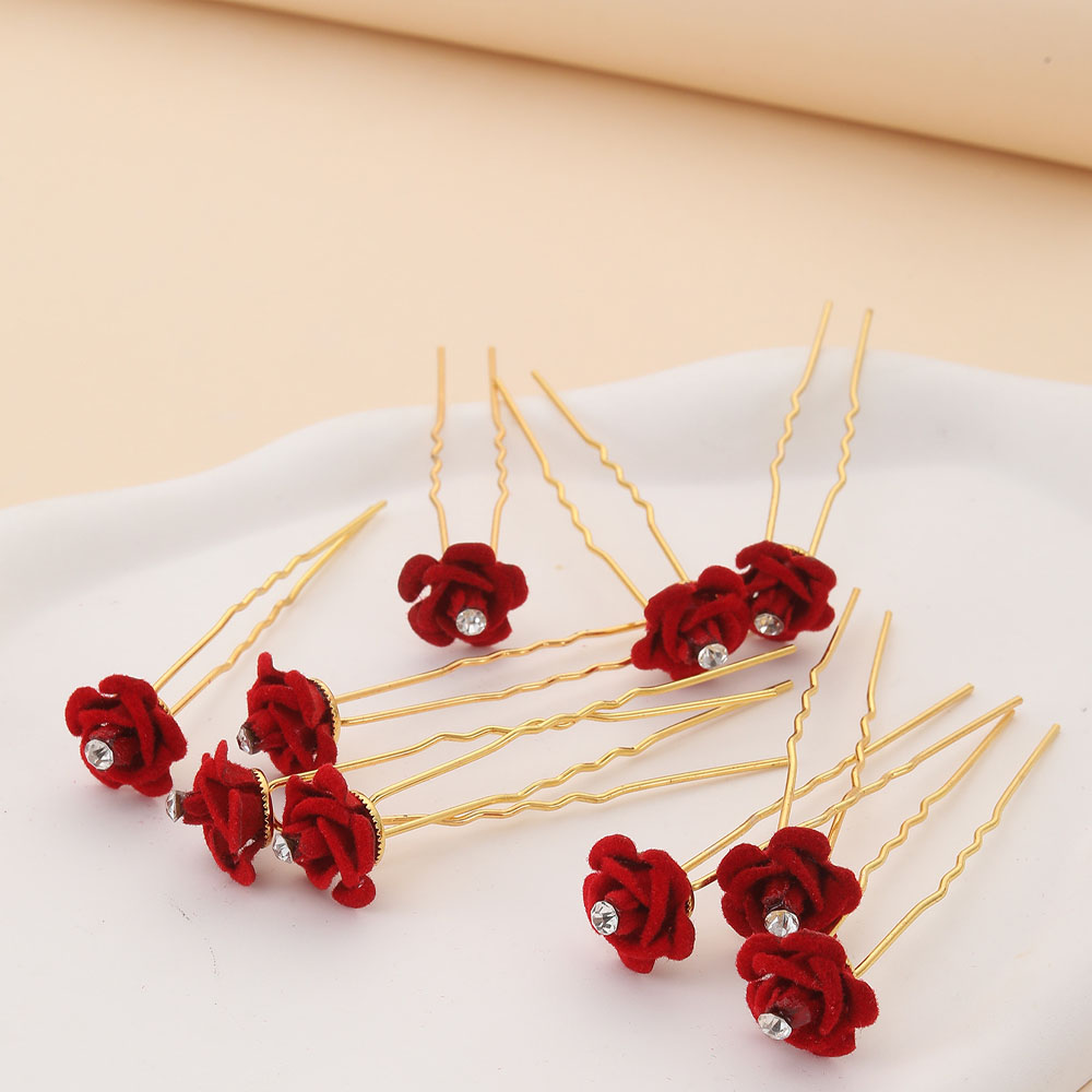 10Pcs Rose Hair Accessories We - Women Fashion Hub 评论和价格