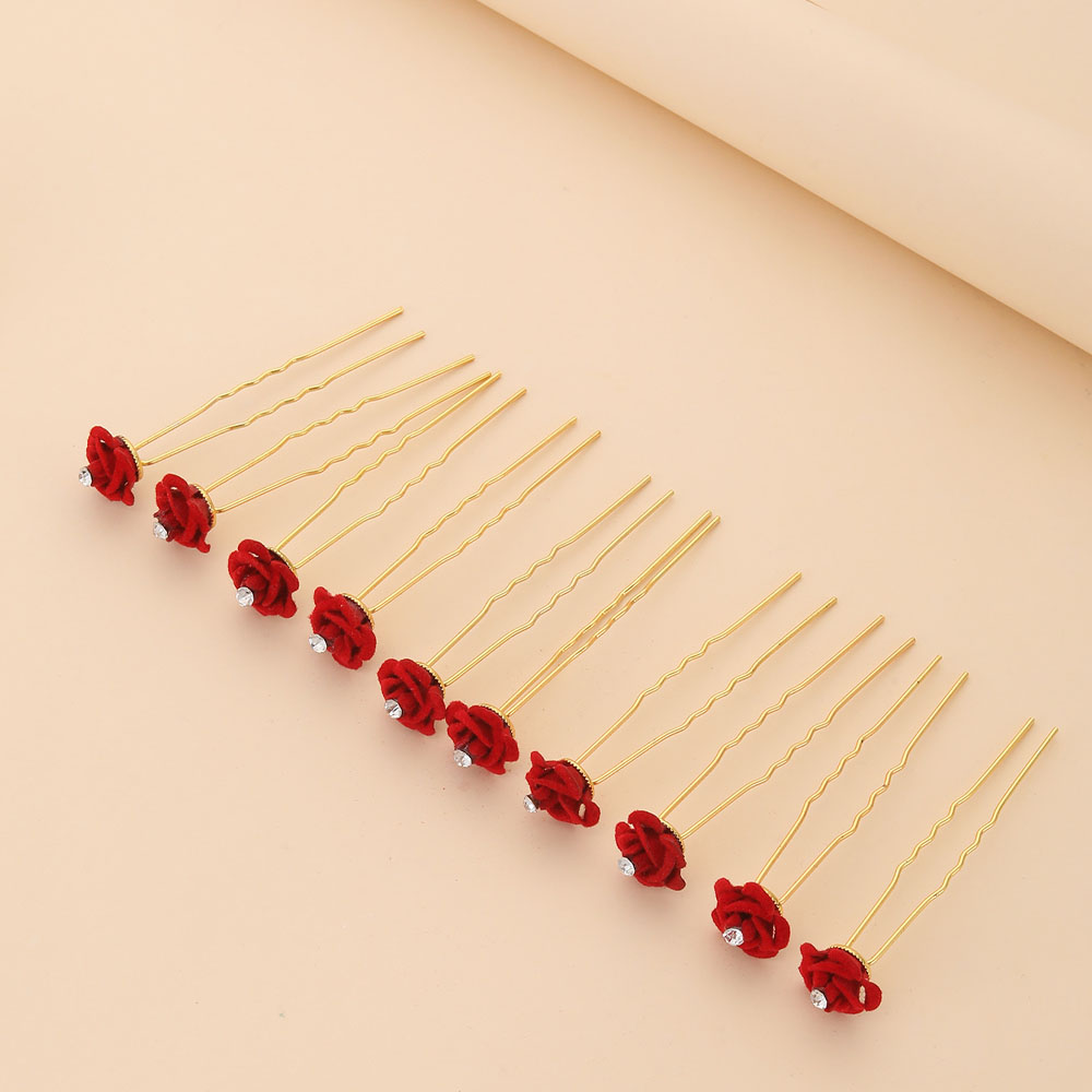 10Pcs Rose Hair Accessories We - Women Fashion Hub 评论和价格