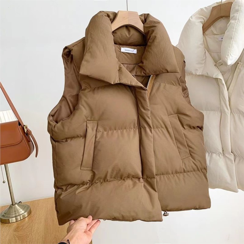 Women's Sleeveless Puffer Vest - Women'S Fashion Gilet 评论和价格
