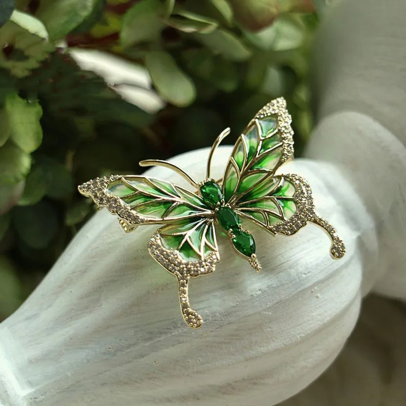 1Pc Exquisite Butterfly Brooch - Women'S Fashion Trends 2026 Spring Summer 评论和价格