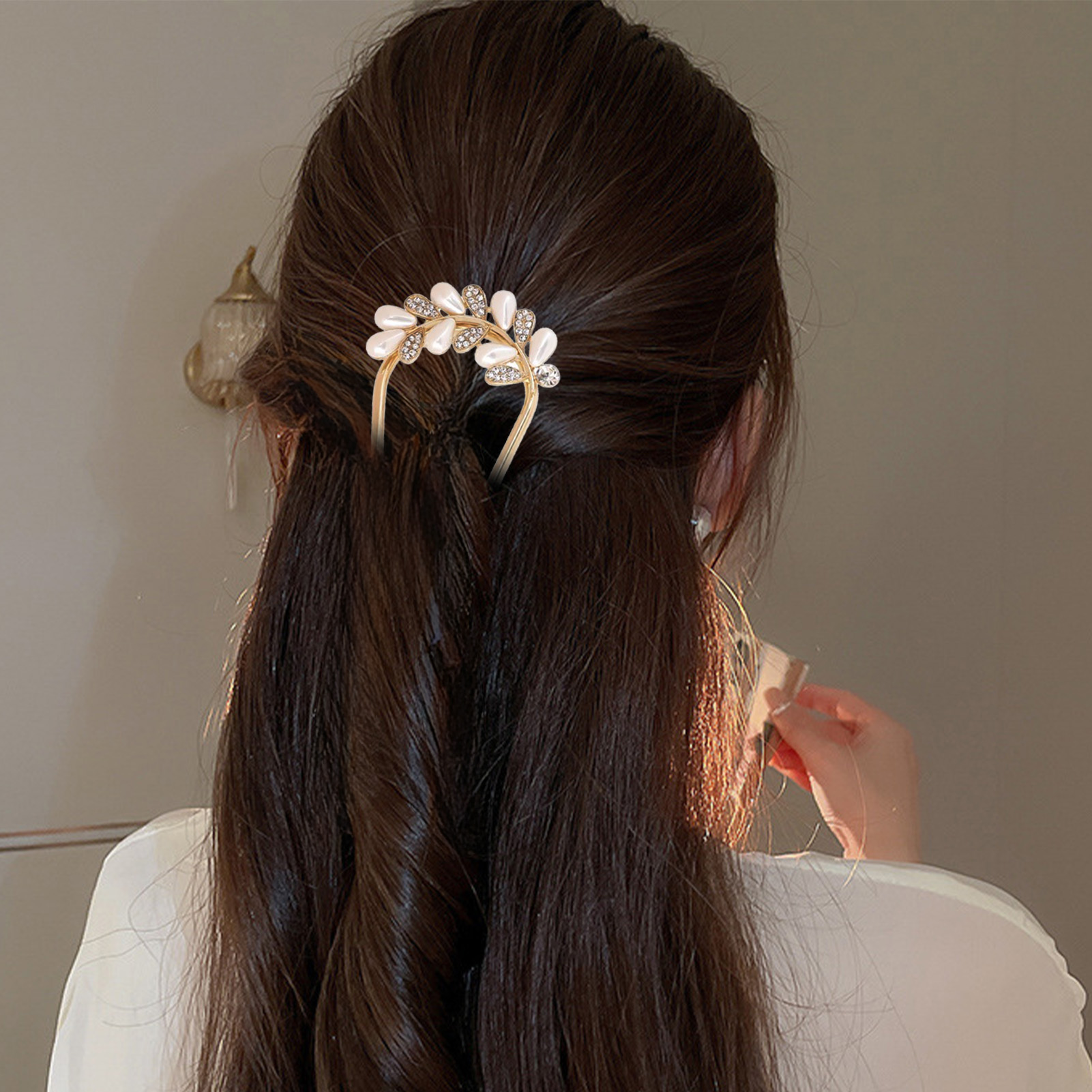 1/2pcs U Shaped Hairpin for Wo - Women Fashion Hub 评论和价格
