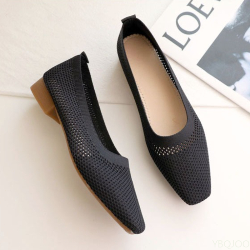 Square toe low heel soft soled - Women'S Fashion Spring 2025 评论和价格