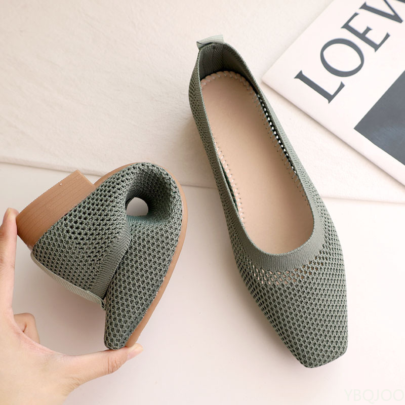 Square toe low heel soft soled - Women'S Fashion Spring 2025 评论和价格