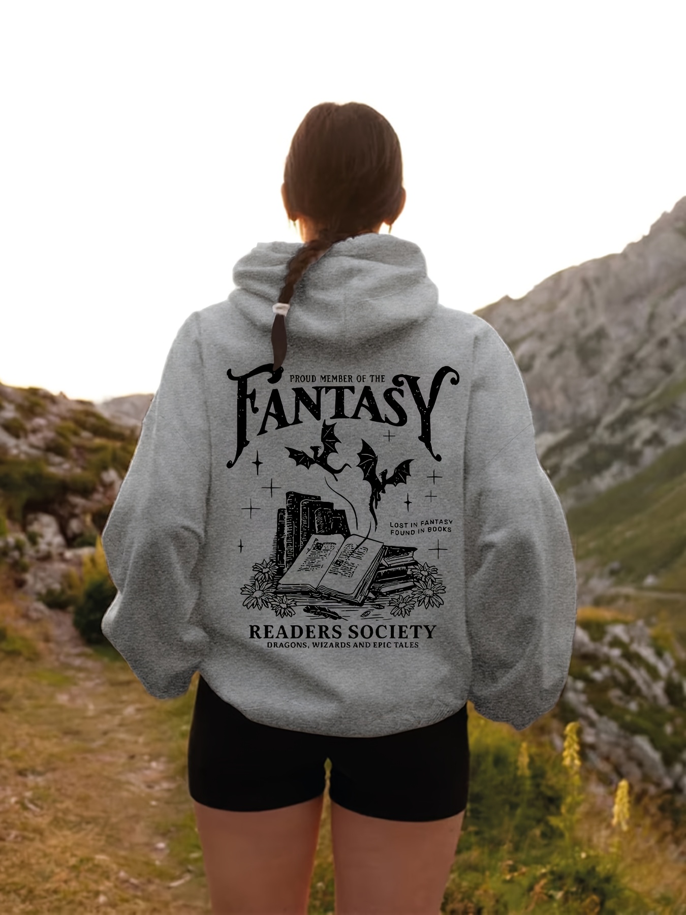 Women Fantasy Readers' Club Ho - Hoodie Women Oversized 评论和价格