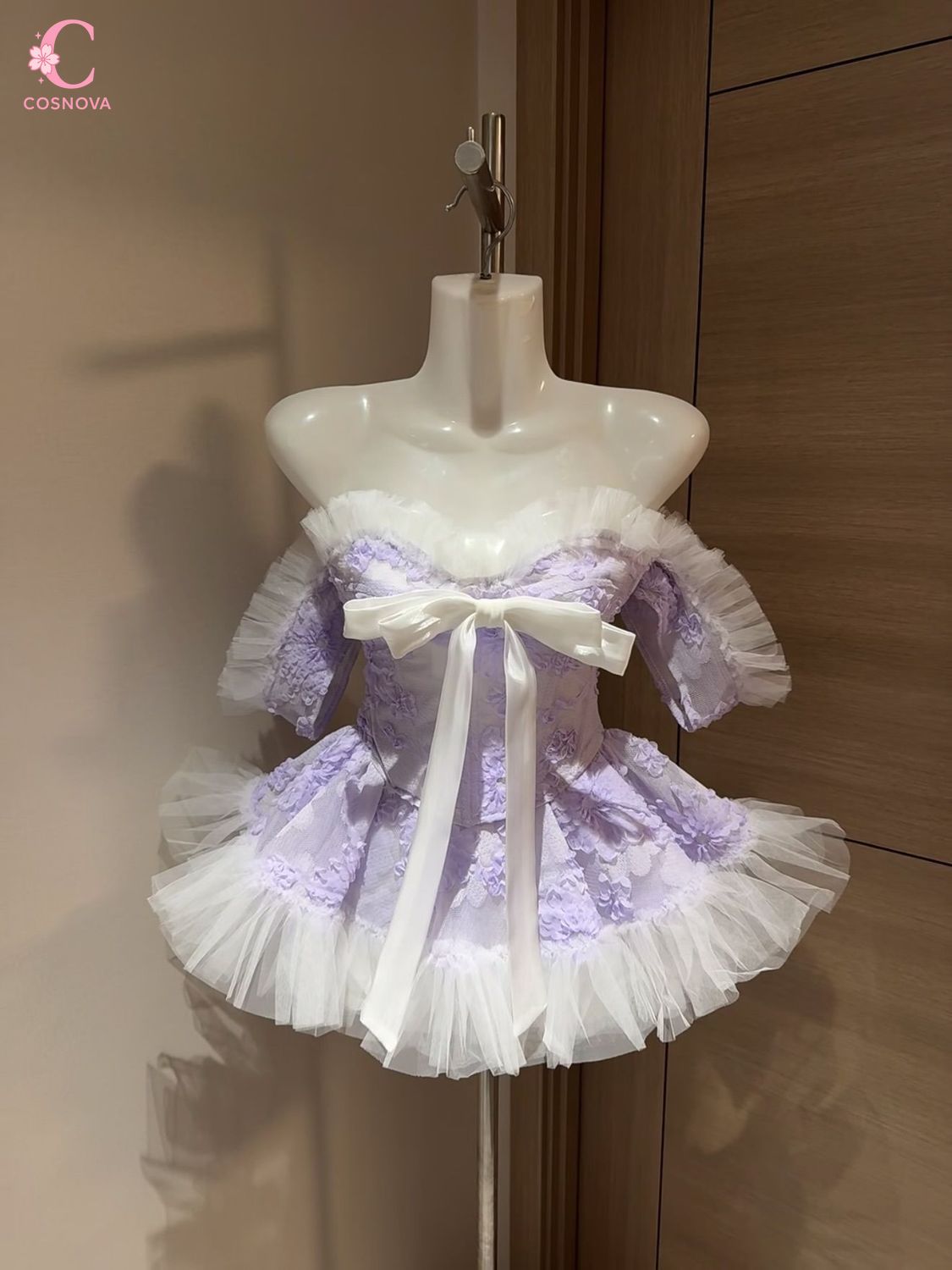 Japanese Sweet Kawaii Lolita L - Puff Sleeve Blouse 评论和价格