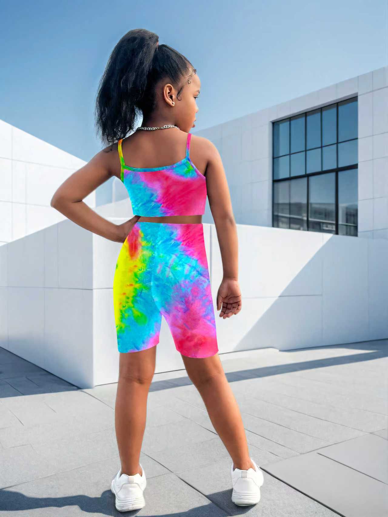 Girls' Two-Piece Tie-Dye Set – - Tie Dye Two Piece 评论和价格