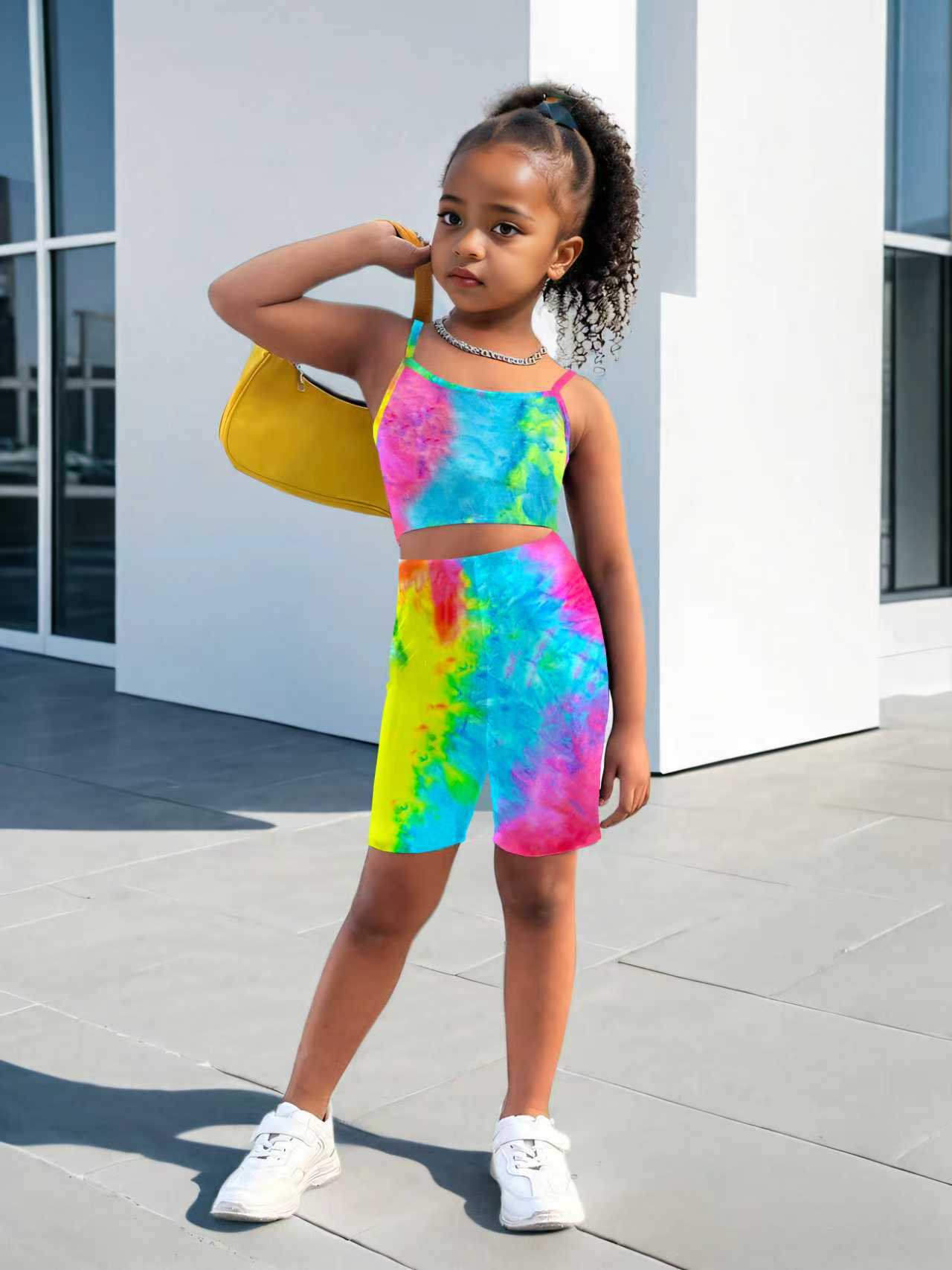 Girls' Two-Piece Tie-Dye Set – - Tie Dye Two Piece 评论和价格