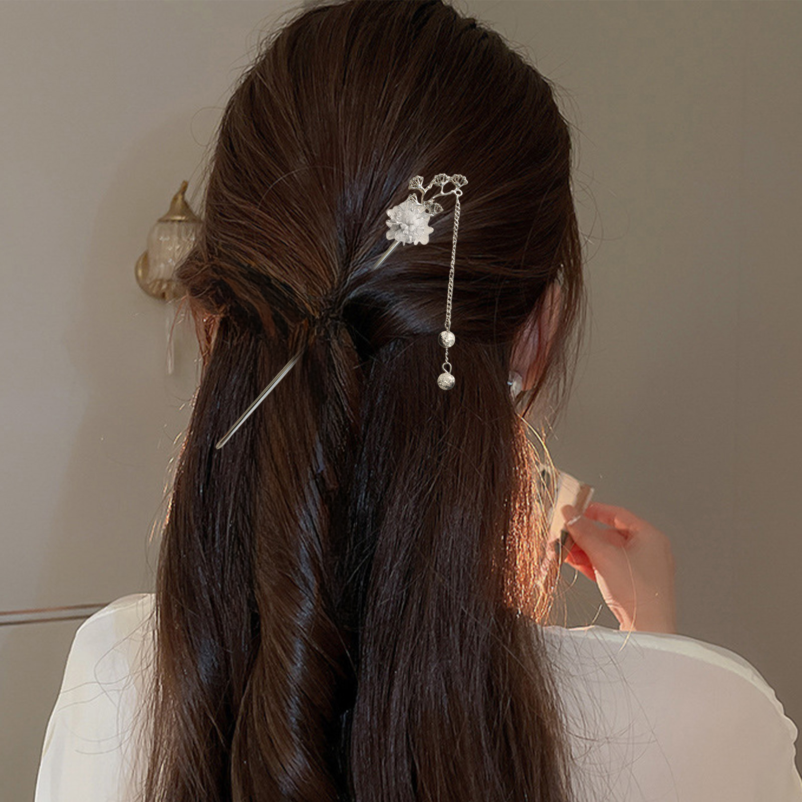 Elegant Flower Hair Sticks For - Women Fashion Hub 评论和价格