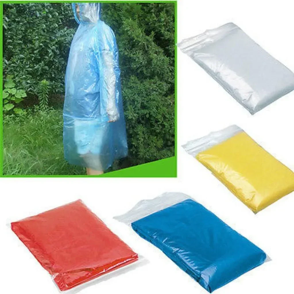 5/10PC Disposable Raincoat Adu - Women'S Fashion Rain Jacket 评论和价格