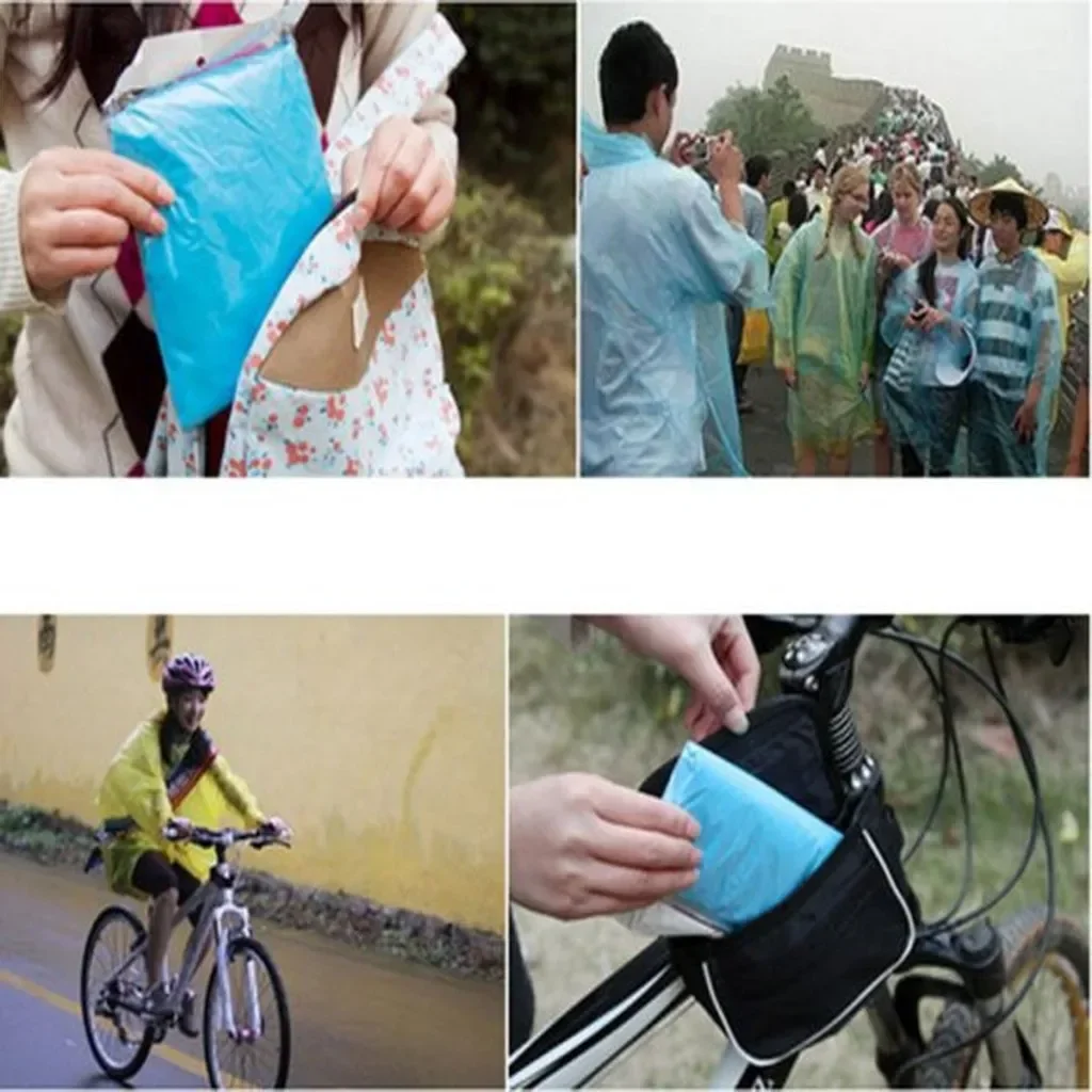5/10PC Disposable Raincoat Adu - Women'S Fashion Rain Jacket 评论和价格