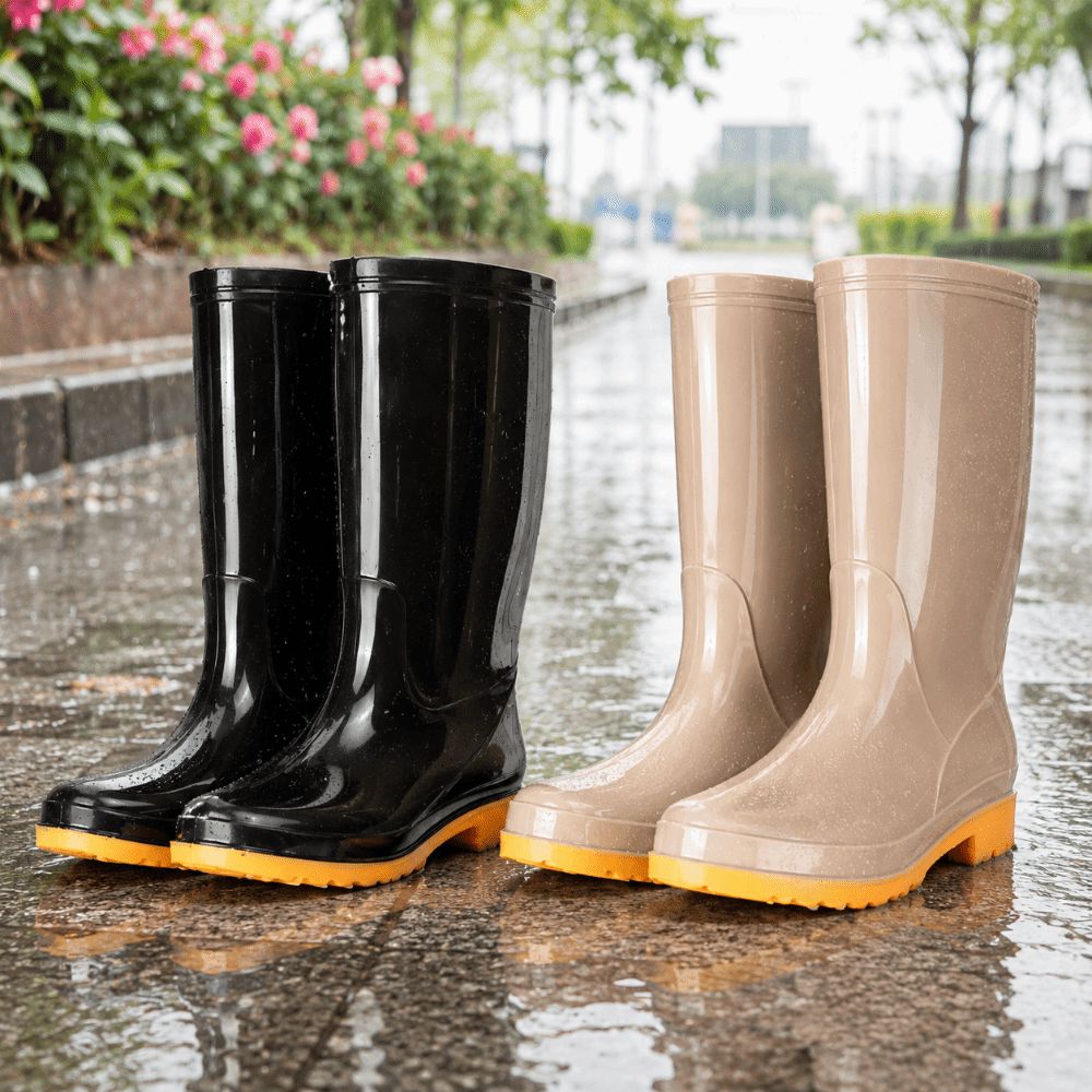 Non-slip Women's Long Rain Boo - Women'S Fashion Rain Boots 评论和价格